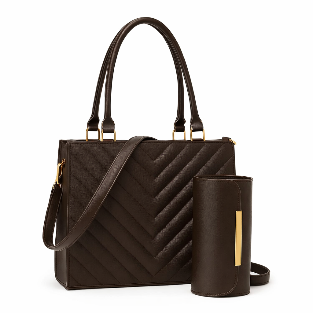 LUMA Dark Brown Tote Bag