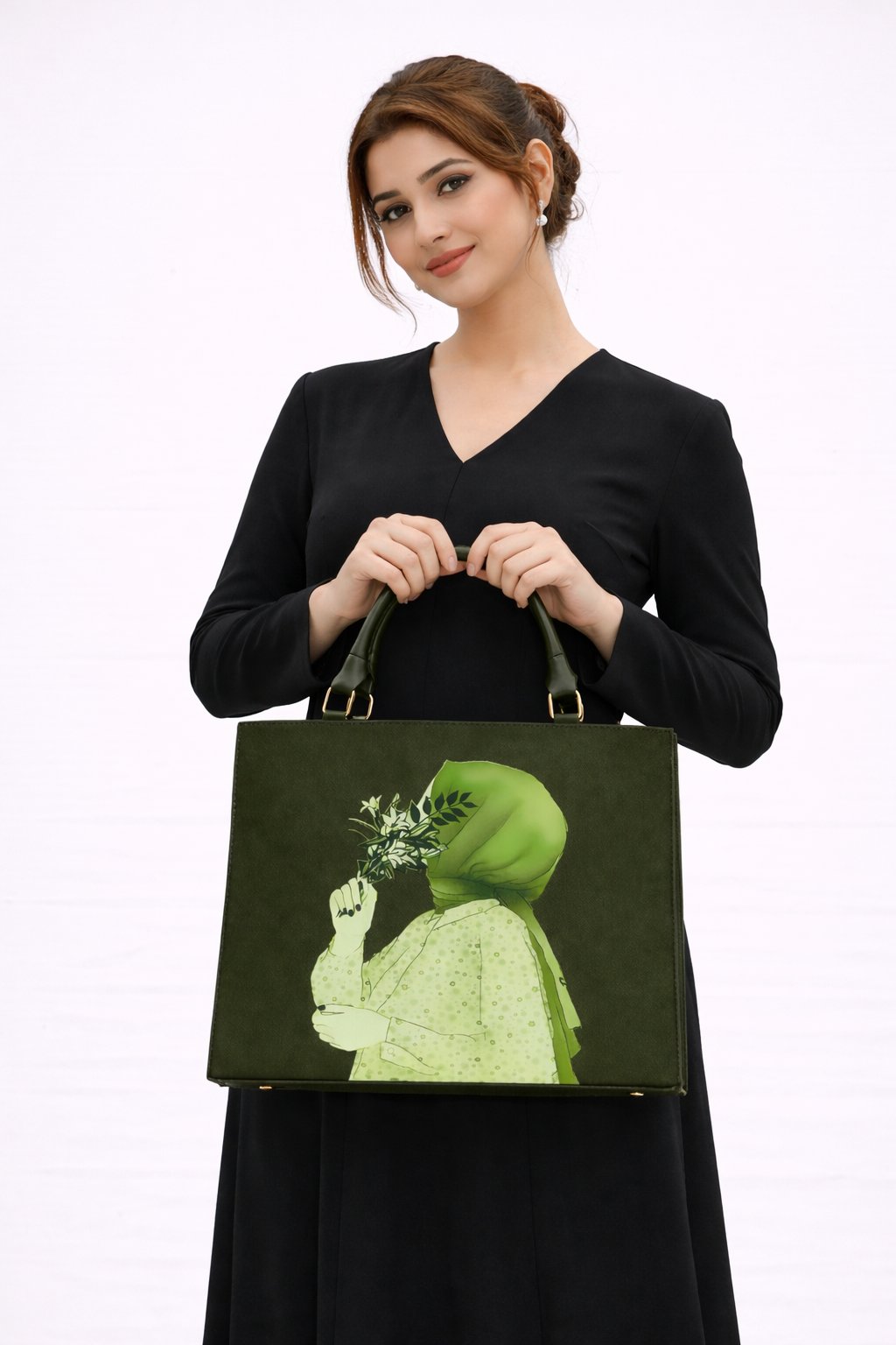 MIRA GREEN SHOULDER BAG
