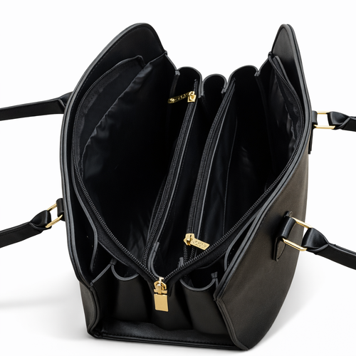KAYA BLACK HANDBAG