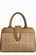 ARIA TAN MONOGRAM HANDBAG