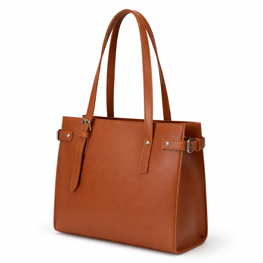 VERA BROWN TOTE BAG