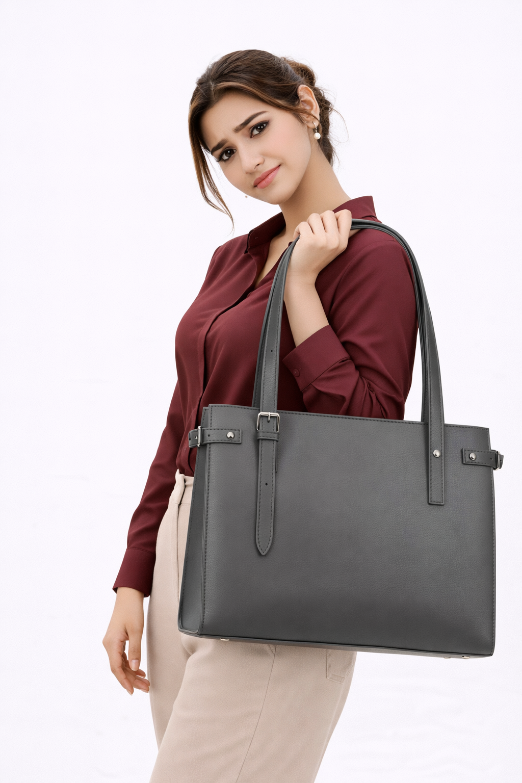 VERA GREY TOTE BAG